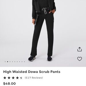 Figs Dowa high waisted scrub pants